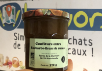 Confiture extra rhubarbe sureau