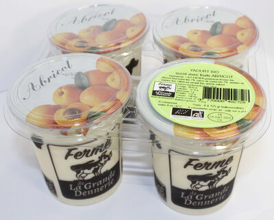 Yaourt bio aux fruits abricot