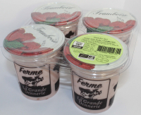 Yaourt bio aux fruits framboise