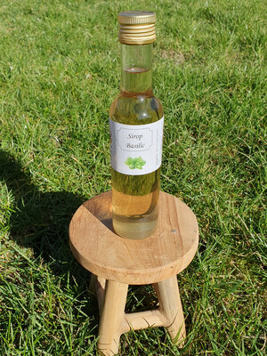 Sirop de basilic bio