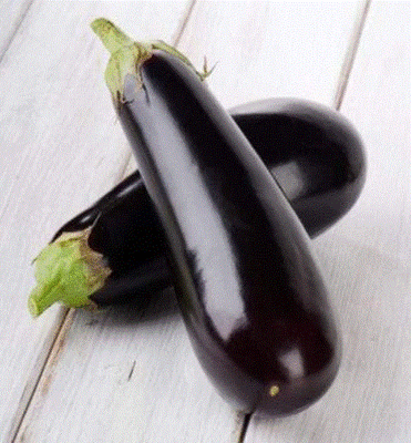 Lot de 2 aubergines bio (mini 600g)