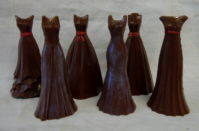 Robe en chocolat au lait
