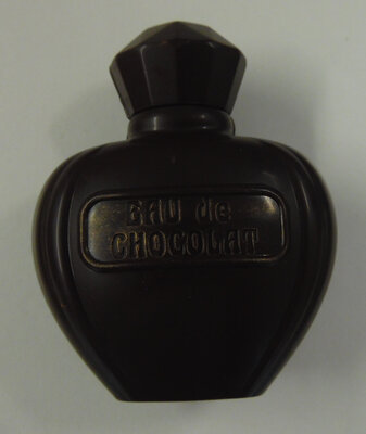 Bouteille de parfum chocolat noir