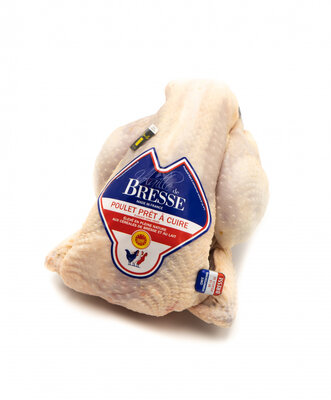 Poulet de bresse aop prêt à cuire