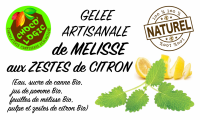 Gelée mélisse au zestes de citron