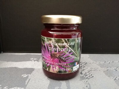 Gelée de framboises au miel