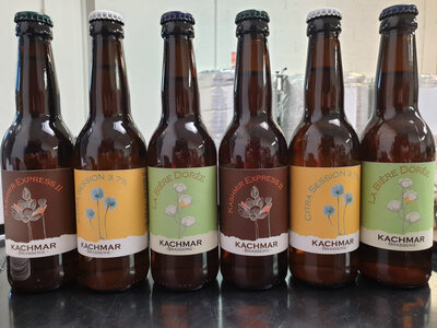 Pack printemps 6 bières blondes ambrées