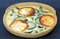 Tarte aux courgettes/chèvre