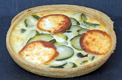 Tarte aux courgettes/chèvre