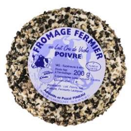 Fromage frais au poivre