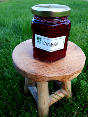 Confiture de framboise bio