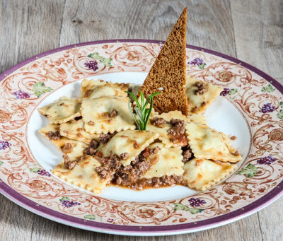 Ravioli frais au boeuf-romarin