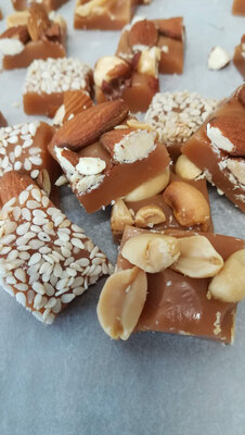 Caramels fruits secs