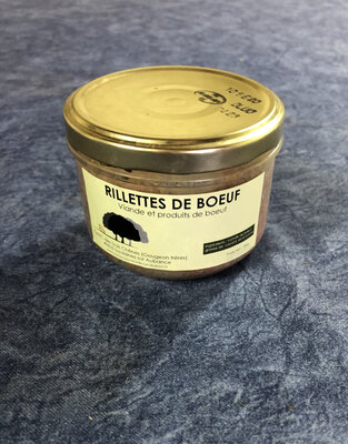 Rillettes fumées de bœuf