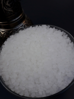 Gros sel du désert du kalahari,