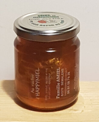 Miel de châtaignier et rayon de cir