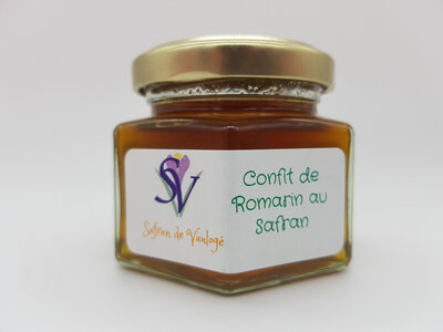 Confit de romarin au safran 105gr