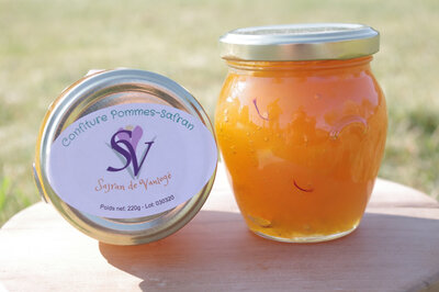 Confiture pommes-safran