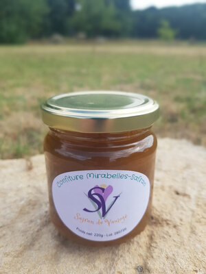 Confiture mirabelles safran