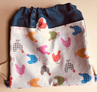 Petit sac à dos poules