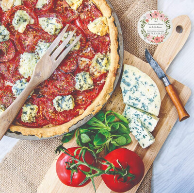 Tarte tomate/fourme d'ambert