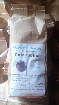 Préparation tarte aux fruits