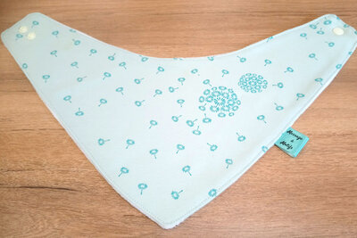 Bavoir bandana 'pissenlit'