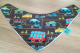 Bavoir bandana 'trucks' - image 3