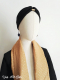 Snood-foulard sand sable et or - image 3