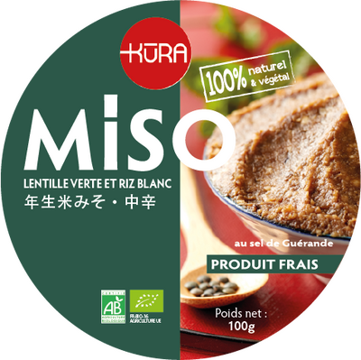 Miso doux lentille verte