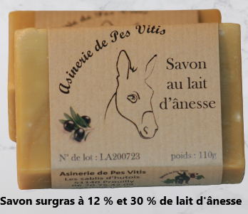 Lait bêtise d'ânesse savon