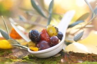 Olives mélanges kemia  pimentées