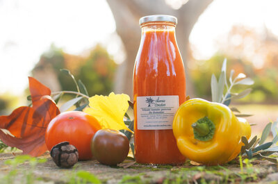 Veloute de tomates et poivrons