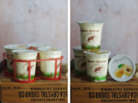 Panier de 8 yaourts fermiers abricot