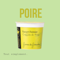Yaourt poire