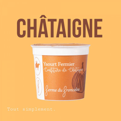 Yaourt châtaigne