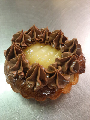 Amandine aux poires chocolat