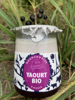 Yaourt bio sur lit de cassis 6 x 125