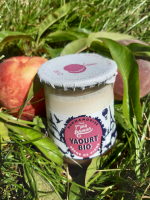 Yaourt bio sur lit de pêche  de vig
