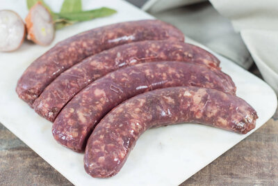 Saucisses de boeuf par 4.
