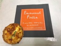 Quiche printanière  1 personne