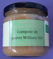 Compote de poire bio 350g