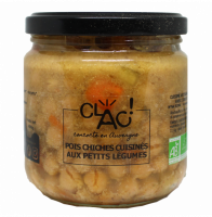 Pois chiches cuisinés aux petits légumes