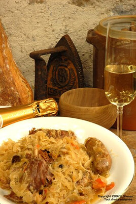 Choucroute au confit de canard
