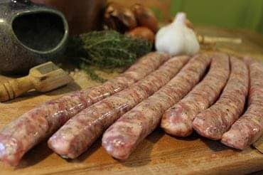 Saucisses de canard 'chipo'