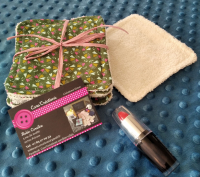 Carres de coton vert