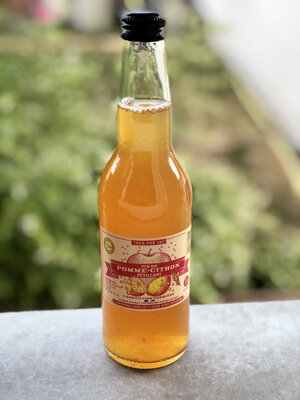 Jus de pomme-citron pétillant