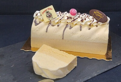 Bûche vanille/caramel