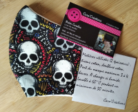 Masque barrière tête de mort