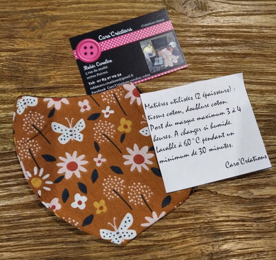 Masque barrière vintage